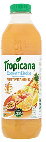 Tropicana Essentiels Multivitaminés Bouteille 6 x 1 L