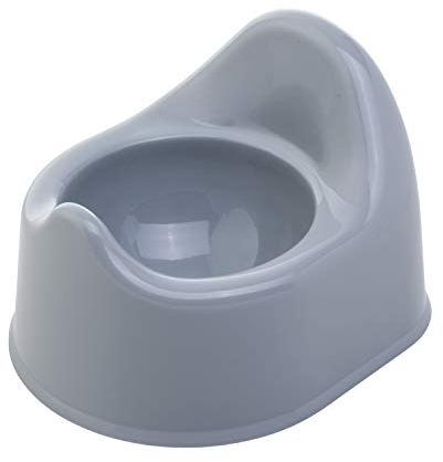 Rotho Babydesign Bella Bambina Kindertopf - Kinder-Toilettensitz in Grau - Nachhaltiges und ergonomisches Töpfchen für Kinder - Komfortabel und praktisch für die Toilettenausbildung