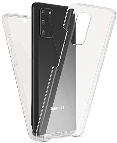 NALIA 360° Hülle für Samsung Galaxy S20, 360 Grad - Case, Durchsichtig