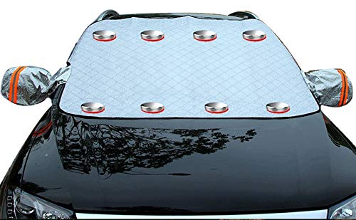 Auto Windschutzscheibe Sunshade Cover Auto Parasol Magnetische Auto Auto Fenster Bildschirm Frosteis Große Schnee Staub Schatten Schutz Autoabdeckung Auto Sonnenschirme ( Color : Magnetic reflective )