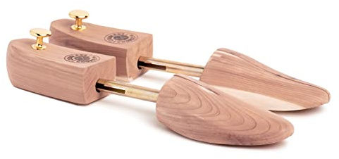 Cobbler's Choice Cedar Shoe Tree - Made With All Natural Aromatic Cedar Wood (Extra Large/Men's 12W - 14M)