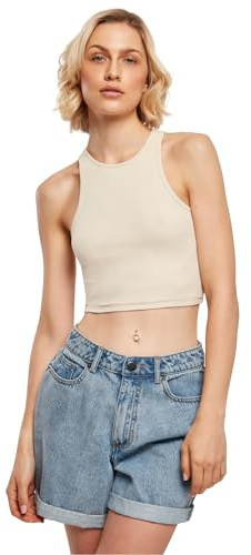 Urban Classics Top Da Donna Incrociato, Top, Donna, Beige (Soft Seagrass), S