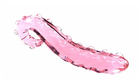 OnundOn Gode en verre Deluxe Fesses Anal Plug pénien Point G Baguette Icicles Stimulateur de masturbation SM Sextoy Ø 3,2 cm