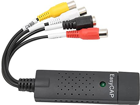 Gind Adaptateur de Sortie vidéo, Carte de Capture échange à Chaud Lisse Haute résolution avec câble d'extension pour Ordinateur Portable pour Ordinateur de Bureau