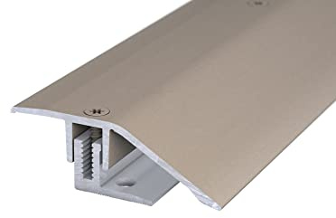 (30,26EUR/m) | Prinz LPS 220 Ausgleichsprofil | 44 x 900 mm | Edelstahl matt eloxiert | Für Belagstärken von 7-16 mm | Flaches Design ohne Zierrillen |