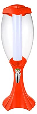 Dispensador de Torre de Cerveza Dispensador de Torre de Cerveza de 3L con Luces LED, dispensador de Cerveza, dispensador de Torre de Bebidas for Agua, Bebidas frías, Bar, Fiesta en casa, Buffet Torre