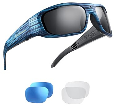 OhO Kamera-Brille, superdünn, 1080P, Smart-Brille mit UV400-Sonnenbrillen-Objektiv für Outdoor-Sport