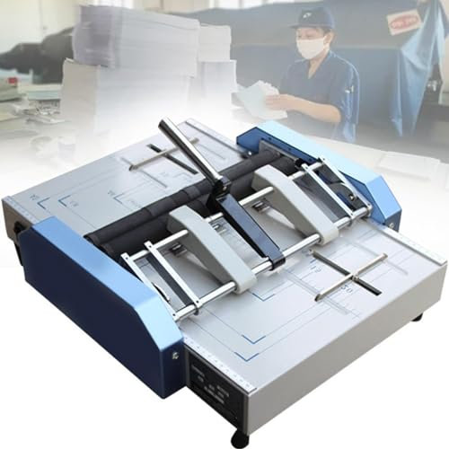 DPQYJPP Grapadora de Libros de Papel eléctrica, máquina de encuadernación automática con encuadernación Plana de Papel A3, 5 Posiciones de Clavos, para Grapas Tipo 24/6
