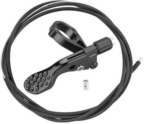 Qutalmi Palanca de tija telescópica para Ciclismo de montaña, Palanca remota telescópica para tija de sillín de Ciclismo, Mando a Distancia de tija de sillín Ajustable en Altura, Mando a Distancia de