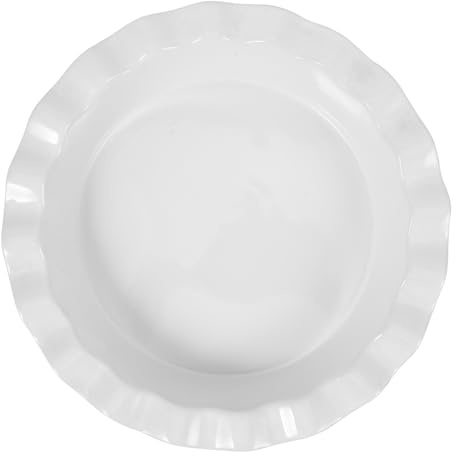 BESTYASH Teglia Rotonda in Ceramica Per Forno Pirofila Da Forno Antiaderente Multifunzione Per Torte Pizze e Crostate Facile Da Pulire e Resistente
