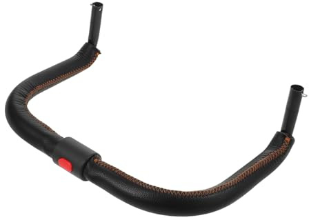 TOBBOMEY Barre de Pare-chocs pour Poussette Accoudoir Amovible Cuir Confortable Accessoire de Remplacement pour Garçon Fille Garde-corps Protecteur Adaptable
