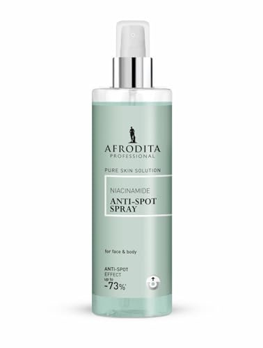Afrodita Professional niacinamid anti-spot spray för ansikte och kropp 5 % niacinamid mot orenheter porförfinande ansiktsvatten för fet oren hud 190 ml