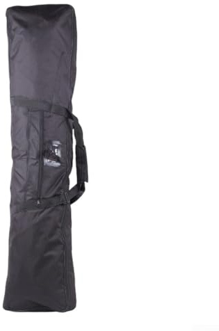 Bolsa de transporte para arcos recurvos, ligera, resistente a la abrasión, lona acrílica, bolsillos internos estratégicos, tres tamaños, color negro, se adapta hasta 1,72 m de almacenamiento al aire