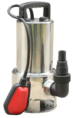 SPIDO - Pompe vide cave automatique 550 W inox - Pompe eaux chargées 13 500 l/h - Flotteur automatique - Immersion 7 m - Passage particules 35 mm