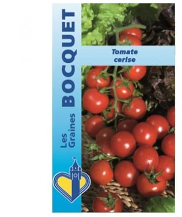 Sachet de graines de Tomate Cerise rouge - 0,5 g - légume fruit - LES GRAINES BOCQUET