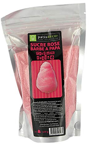Sucre barbe à papa parfum fraise