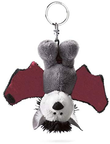 NICI- Portachiavi Pipistrello Sir Simon 10cm, Colore Nero, 47866