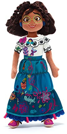 Disney Store Official Mirabel Soft Toy Doll, Encanto, 40cm/15inches, Made with Soft-Feel Fabric and Embroidered Features, Suitable for Ages 0+