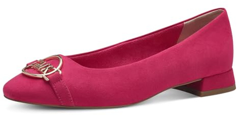 MARCO TOZZI by Gmk 2-82102-42-Plantilla de Bailarina (Forro Suave Feel Me), Zapatos Tipo Ballet Mujer, Rosa, 40 EU