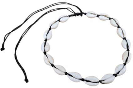 Muschelkette KAURI Muschelkette Muschel BOHO DARK, Jeden rozmiar, Kauri, Kein Edelstein