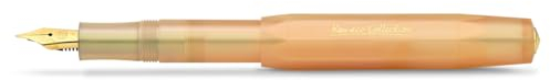 Kaweco COLLECTION Füllhalter Apricot Pearl I Premium Füllfederhalter für Tintenpatronen mit hochwertiger Stahlfeder I Sport Füller 13 cm I Federbreite: M (Medium)