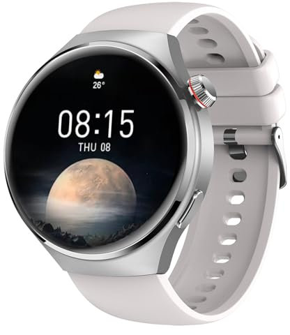 QESTO Kmccd Inteligente Mujer con Llamadas, Reloj inteligente de 1.4 pulgadas Múltiples Modos Deportivos con SpO2/Pulsómetro/Monitor de Sueño, Impermeable IP67 Pulsera Actividad para Android iOS,