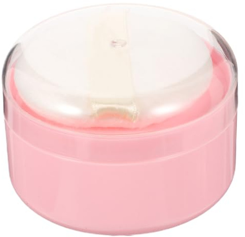 Kleine Puderquaste Box Für Babypuder Tragbarer Behälter Mit Puderquaste Für Körperpuder Und Loses Puder Leicht Und Praktisch Für Reisen