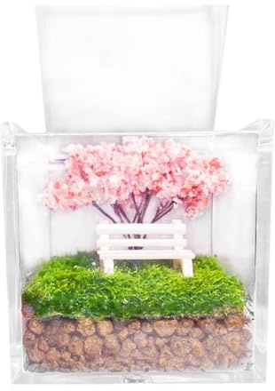 Cerezo pequeño, árbol rosa japonés, flores de cerezo en miniatura, cerezo pequeño, cerezo realista, flores de cerezo artificiales, perfecto y adecuado para el hogar