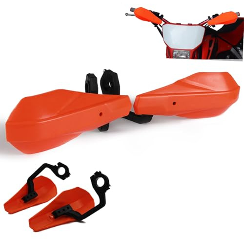 Motorrad-Handprotektoren Universal für Motocross Enduro Dirt Bike Robust | für Motocross universal SX SXF EXC TPI EXCF Enduro R XCW 65cc 85cc 150cc 250cc 300cc 350cc 450cc 500cc 690cc