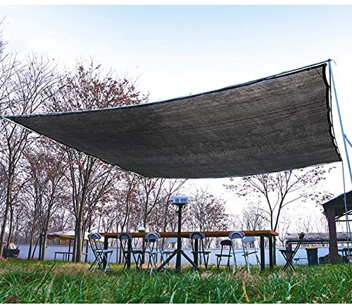 Tenda parasole con occhielli per giardino/serra/balcone esterno in tessuto 2 x 4/3 x 6/4 x 8 m, vela ombreggiante 6 x 9 m
