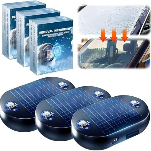 BesBet Enteisungsgerät Auto, Schnelle Abtauung Auto Frostschutz Gerät Schnelle Und Einfache Installation Zu Verschiedenen Automodellen,3PCS