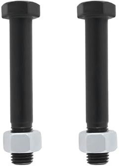 SG Store 2 Stück Mulcherschrauben M16*100 Sechskantschrauben Güteklasse 10.9 Sechskantschraube mit Gewinde Und Muttern MU980408 MU980401 RM30 Kompatibel mit Müthing Mulchern