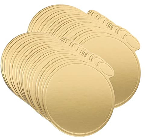 BRIGHTFUFU 50stücke Pack Mini-tortenbretter Aus Papier Runde Tortenböden Karton Kuchenbretter Für Hochzeiten Geburtstagsfeiern Und Dekoration Von Backwaren