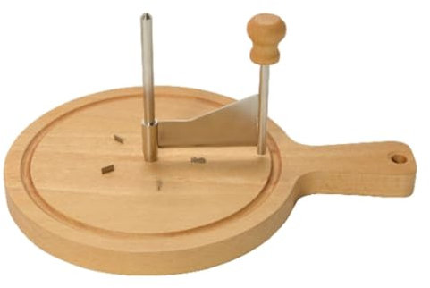 Kdouehg Máquina Cortadora de Queso con Discos, Máquina Cortadora Rotativa de Queso, Máquina Cortadora Manual de Virutas de Chocolate B