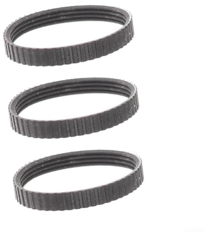 Elchuiaby Courroie d'entraînement pour rabot électrique 9,6 mm de largeur pour outil électrique F20A P20ST H55SC Pièce de rechange en caoutchouc noir 218 mm de périmètre (3 pièces)