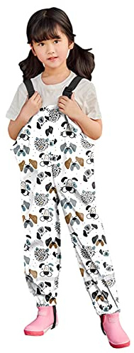 Pantalones de lluvia para niños de 140 bebés, niños, niños, lluvia, nieve, peto, resistente al viento, impermeable, traje de barro, mezcla de poliéster, ideal para ocio, vida cotidiana, regalo para