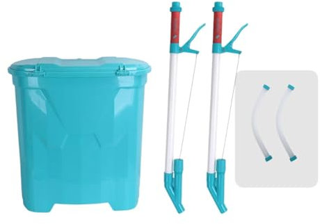 Gralara Esparcidor de Fertilizante para maíz y Verduras, Multifuncional con Capacidad de 25 l, Style C