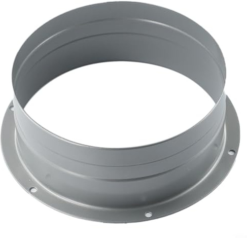 Metall-Wandflansch, rund, Schlauchadapter für Frischluft-Belüftungssysteme (150 mm)