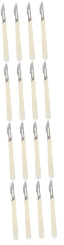 MAGICLULU 4 Ensembles Couteau À Courbé Acier De Outils De Découpe Avec Poignée Plastique Et Échelle Pour Bagels Sandwiches Et Pâtisseries 4 Pièces * 4
