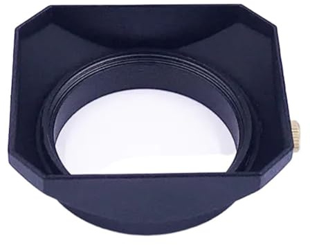 Pare-soleil pour appareil photo sans miroir 46 mm Protection élégante contre la poussière et les rayures Argenté