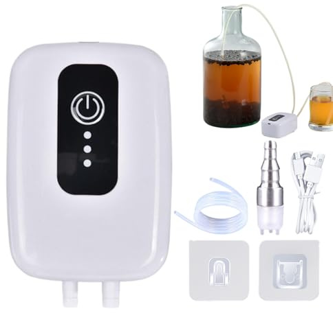 Pompe de de vin, kit d'outils de Brassage à Domicile de qualité Alimentaire et étanche, Ensemble de Pompe de de bière, pour la Mise en Bouteille des Boissons à l'eau de cidre de