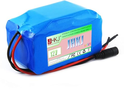 JHKJ 12V 20Ah 30Ah 40Ah Lithium Battery 12V PVC Battery Pack for 0-500W Motor 12 Volt Spare Batteries with BMS Protection,12V30Ah