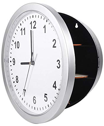 Orologio - Orologio da Parete Segreto Cassaforte Contenitore per Denaro Stash Gioielli di Valore Custodia in Contanti