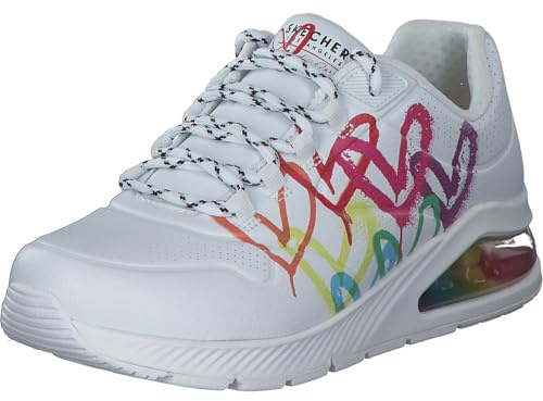 Skechers Uno 2, Basket Femme ,Blanc ,39.5 EU