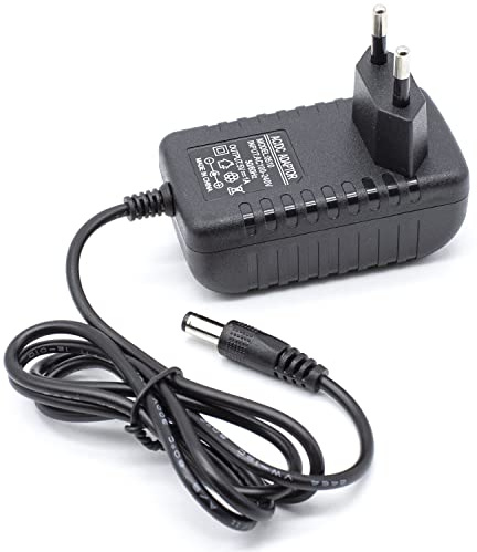 CABLEPELADO - Netzteil 5V 1A - Ladegerät 5V - Anschlussbuchse ist 5,5 mm außen und 2,5 mm Innendurchmesser - Vielseitige Verwendung - Schwarz