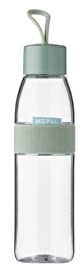 Mepal - Botella de agua Ellipse - Botella de agua reutilizable - Botella a Prueba de Fugas apta para Bebidas Carbonatadas - para Adultos y Niños - Sin BPA - 500 ml - Nordic sage