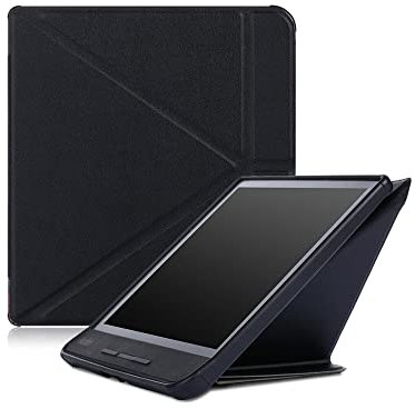 Case for Kobo Forma 8 inch E-Reader 2018 - Premium PU Leather cove Slim Protective Smart Folio Magnetic Closure and Stand Function Shell Cover with Auto Sleep/Wake (Black)