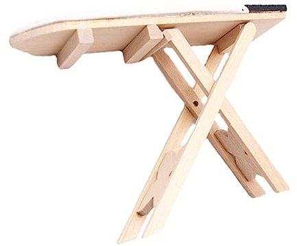 Veemoon Table De Repassage Fer Miniature Meuble pour Maison De Poupée Accessoire De Décoration