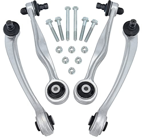GEPCO 4-tlg Querlenker Satz Vorne Oben Links Rechts kompatibel mit Audi A4 8D B5 B6 A6 4B VW Passat 3B2 3B5 Seat Exeo SuperB