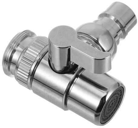 Angoily Vollkupfer Waschmaschinen Zulaufadapter Wasseranschluss Verteiler Langlebig Dicht Schließend Einfache Montage Geeignet Für Standard Waschmaschinen Anschlüsse